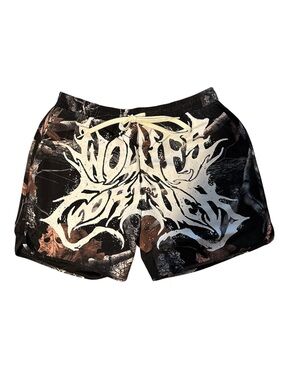 Darc Sport Wolves Forever woodland camo Gerard Shorts Size: Large NWT